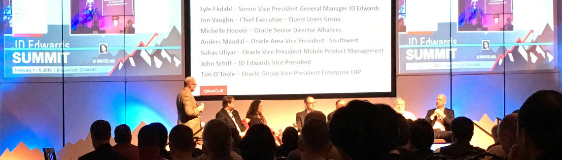 Oracle JD Edwards Partner Summit 2016